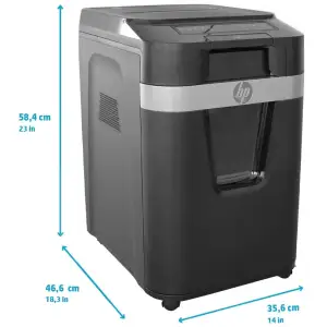 Знищувач документів HP Pro Shred Auto 200MC, A4, 80g х 10 л.,2*12, 32л., P-5 (2821) UA