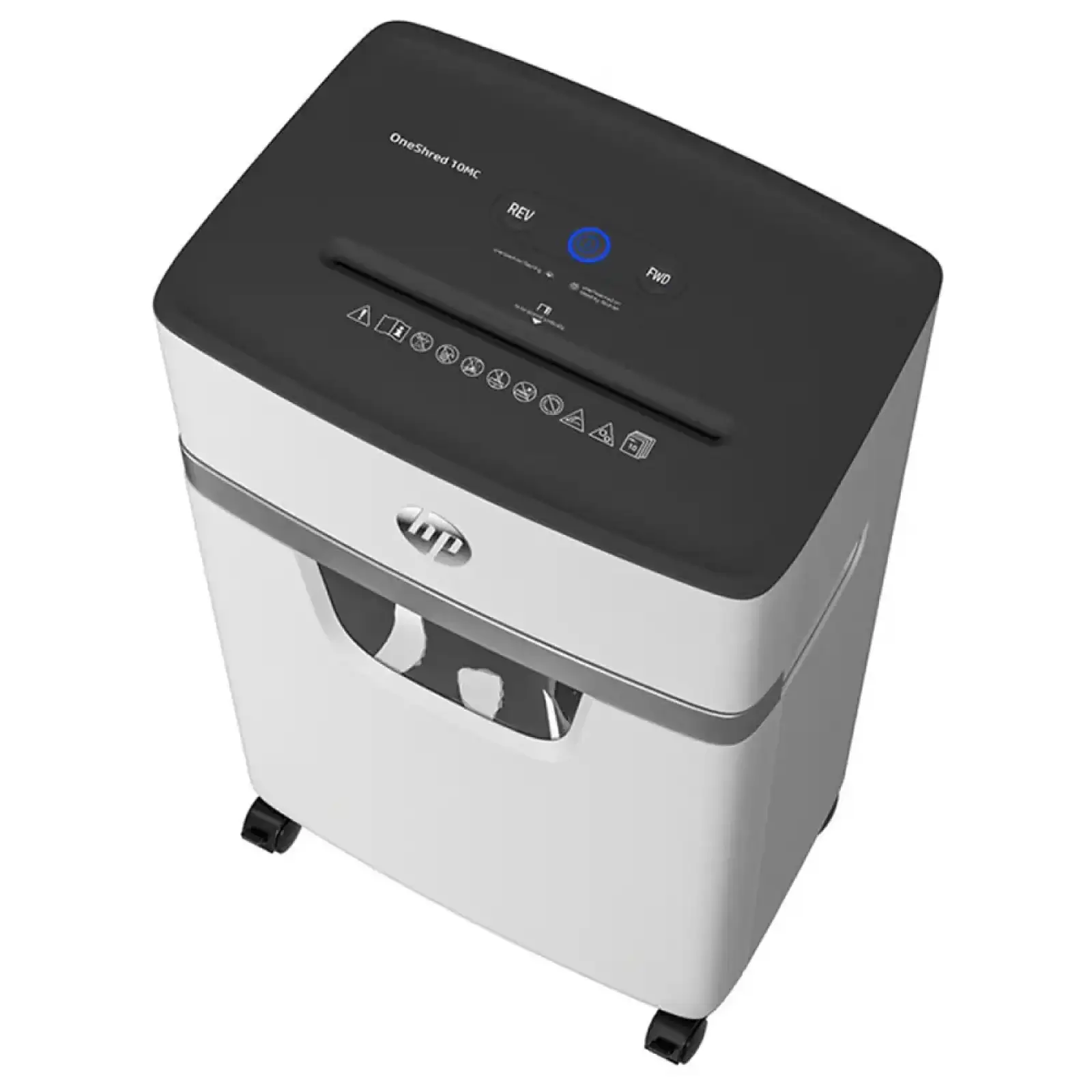 Знищувач документів HP OneShred 10MC, A4, 80g х 10 листів, 2*15, 20 л., P-5 (2804) UA