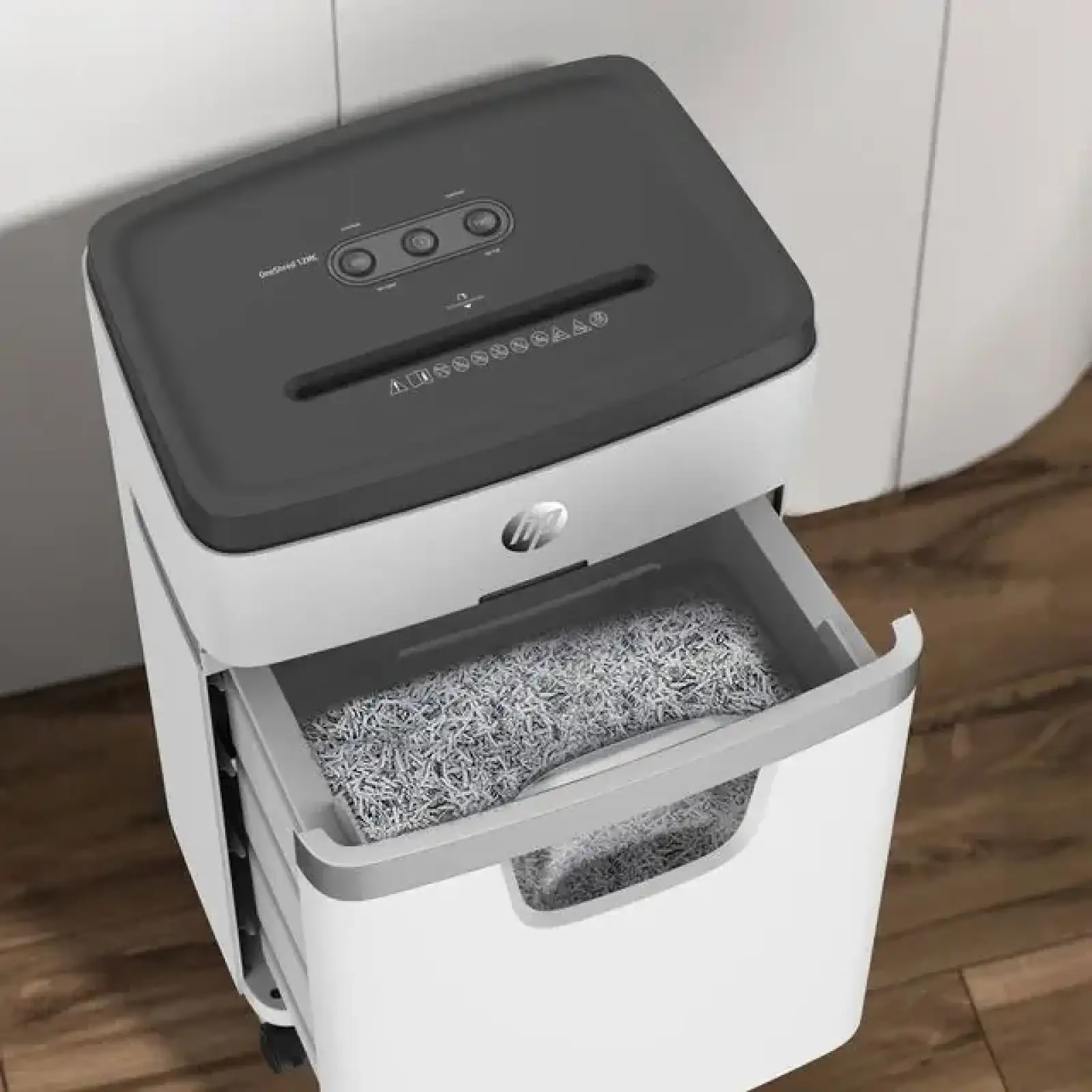 Знищувач документів HP OneShred 12MC, A4, 80g х 12 листів, 2*15, 25 л, P-5 (2806) UA