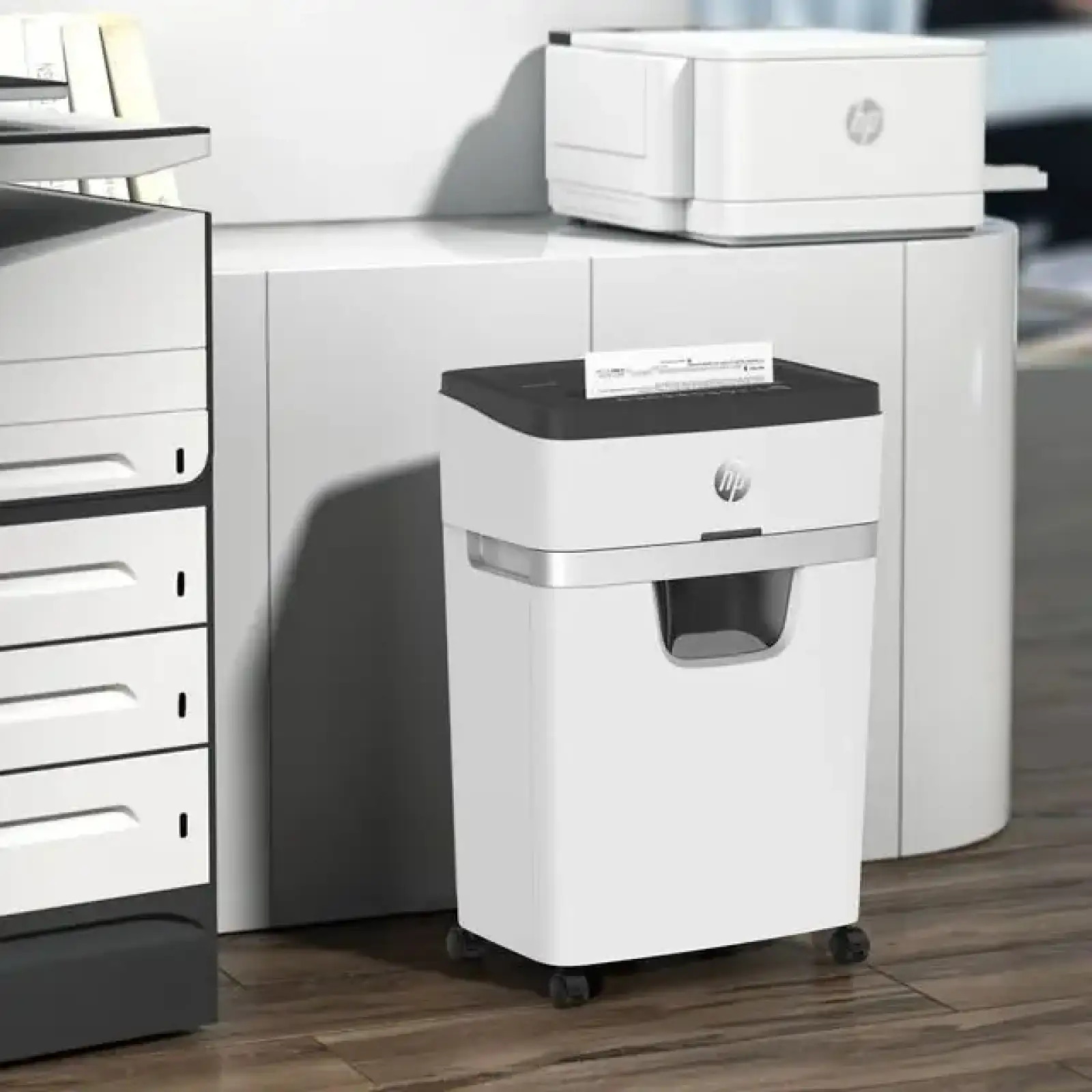 Знищувач документів HP OneShred 12MC, A4, 80g х 12 листів, 2*15, 25 л, P-5 (2806) UA
