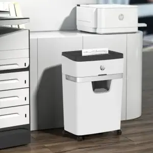 Знищувач документів HP OneShred 12MC, A4, 80g х 12 листів, 2*15, 25 л, P-5 (2806) UA