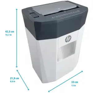 Знищувач документів HP OneShred Auto 80CC, A4, 80g х 8 листів, 4.3*12, 15 л., P-4 (2817) UA