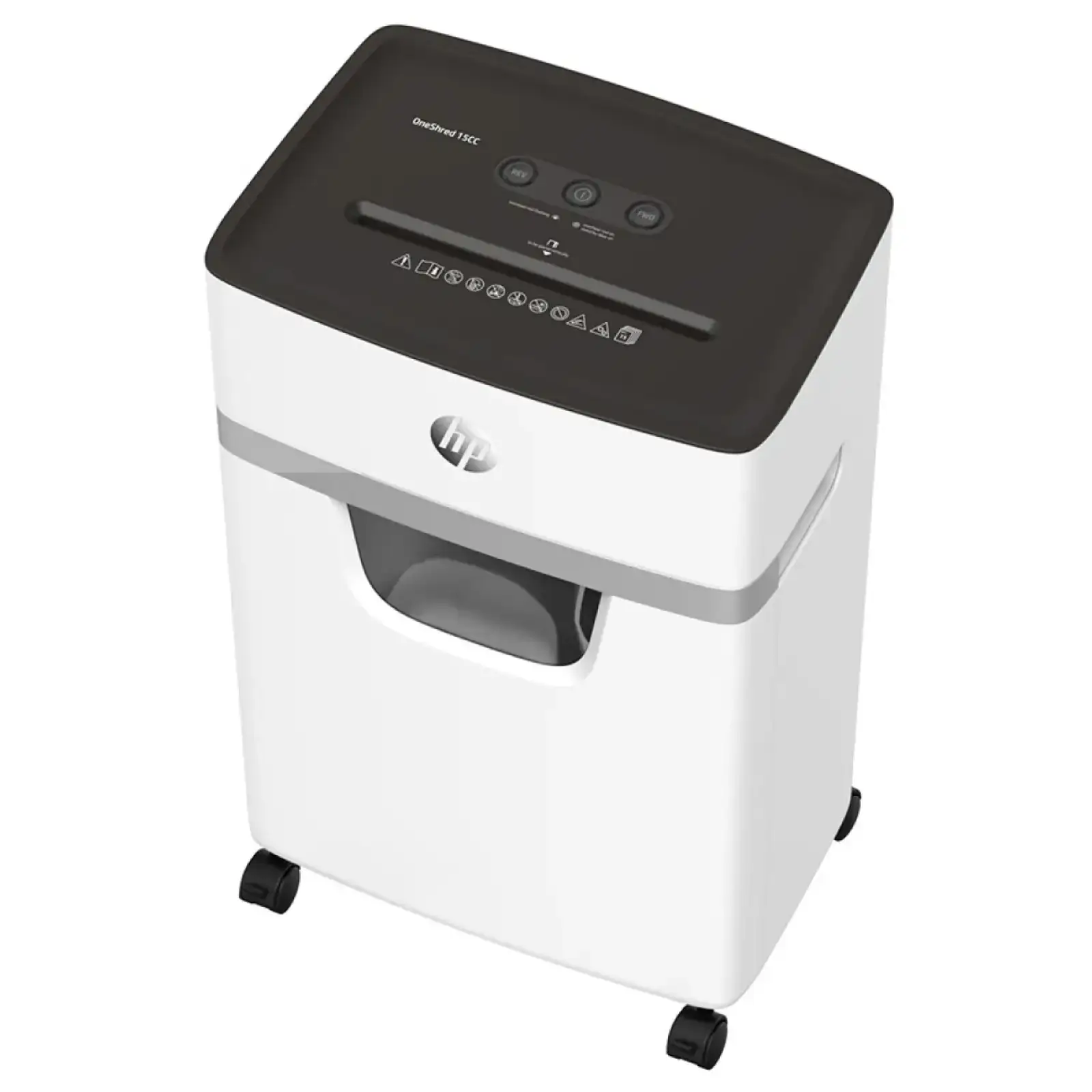 Знищувач документів HP OneShred 15CC, A4, 80g х 15 листів, 4*35, 20 л, P-4 (2803) UA