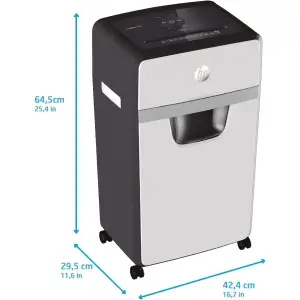 Знищувач документів HP OneShred 24CC, A4, 80g х 24 листів, 4*35, 30 л., P-4 (2807) UA