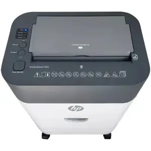 Знищувач документів HP OneShred Auto 100CC, A4, 80g х 9 листів, 4.3*12, 17 л., P-4 (2818) UA