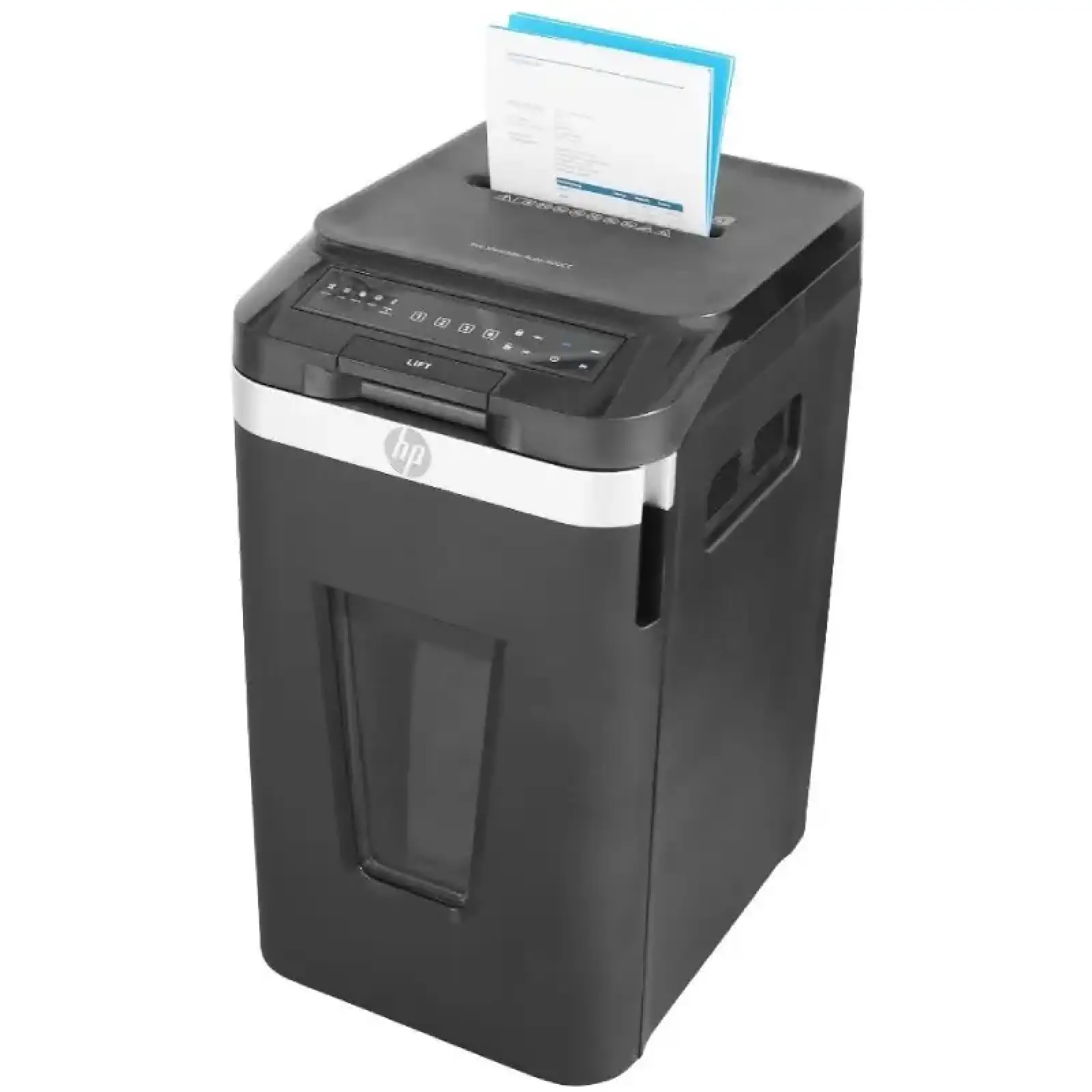 Знищувач документів HP Pro Shred Auto 400CC, A4, 80g х 10 л.,4*12, 53л., P-4 (2822) UA