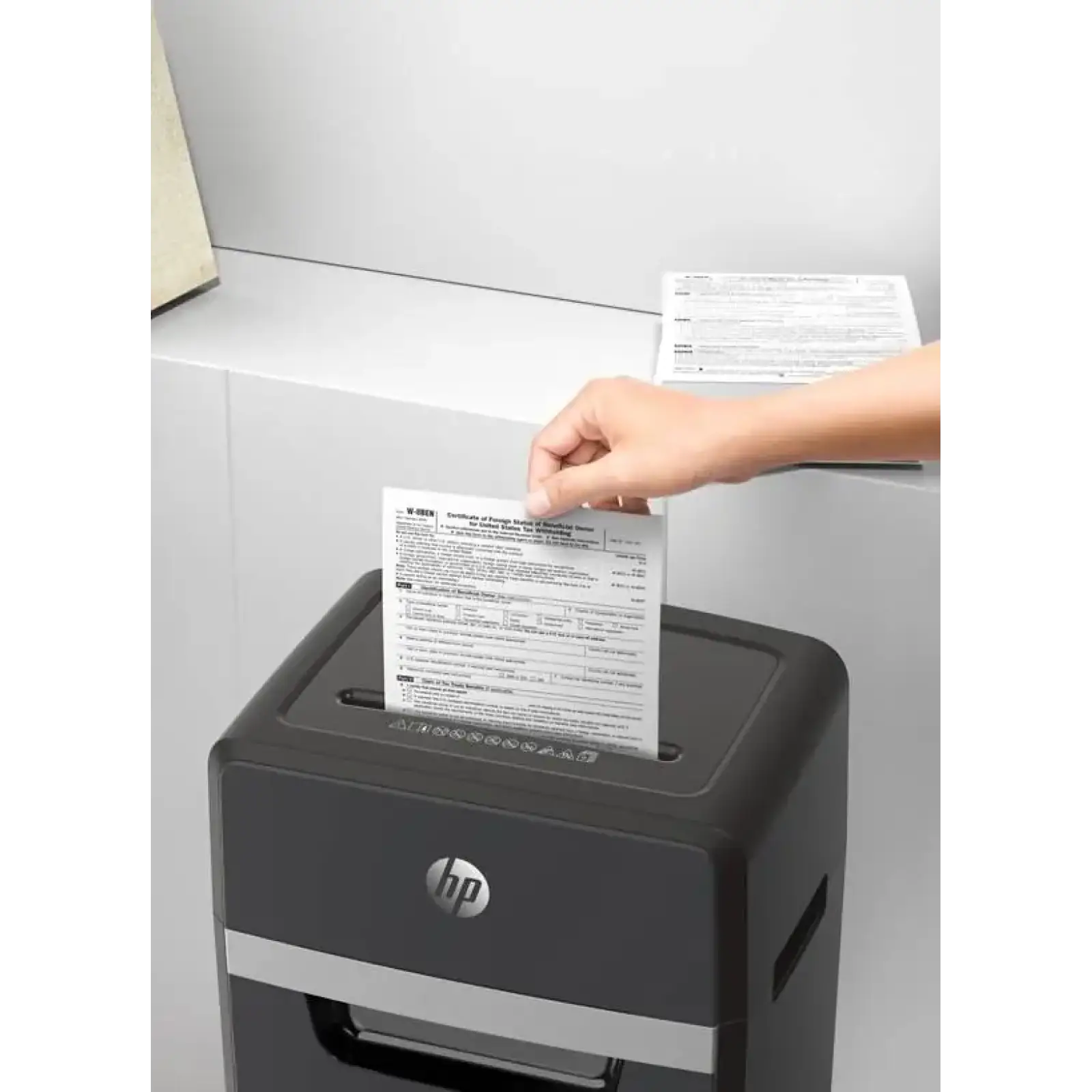 Знищувач документів HP OneShred 16MC, A4, 80g х 16 листів, 2*15, 30 л, P-5 (2808) UA