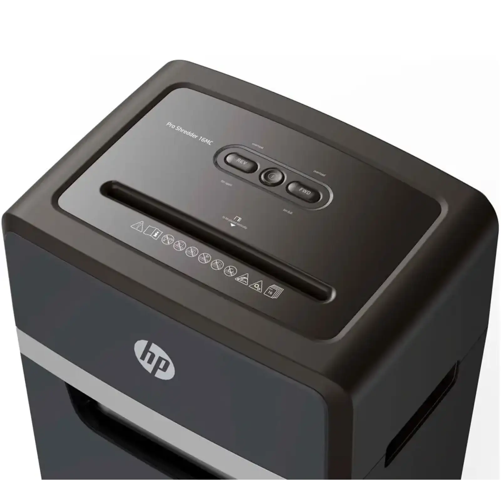 Знищувач документів HP Pro Shredder 16MC, A4, 80g х 16 листів, 2*15, 30 л., P-5 (2816) UA