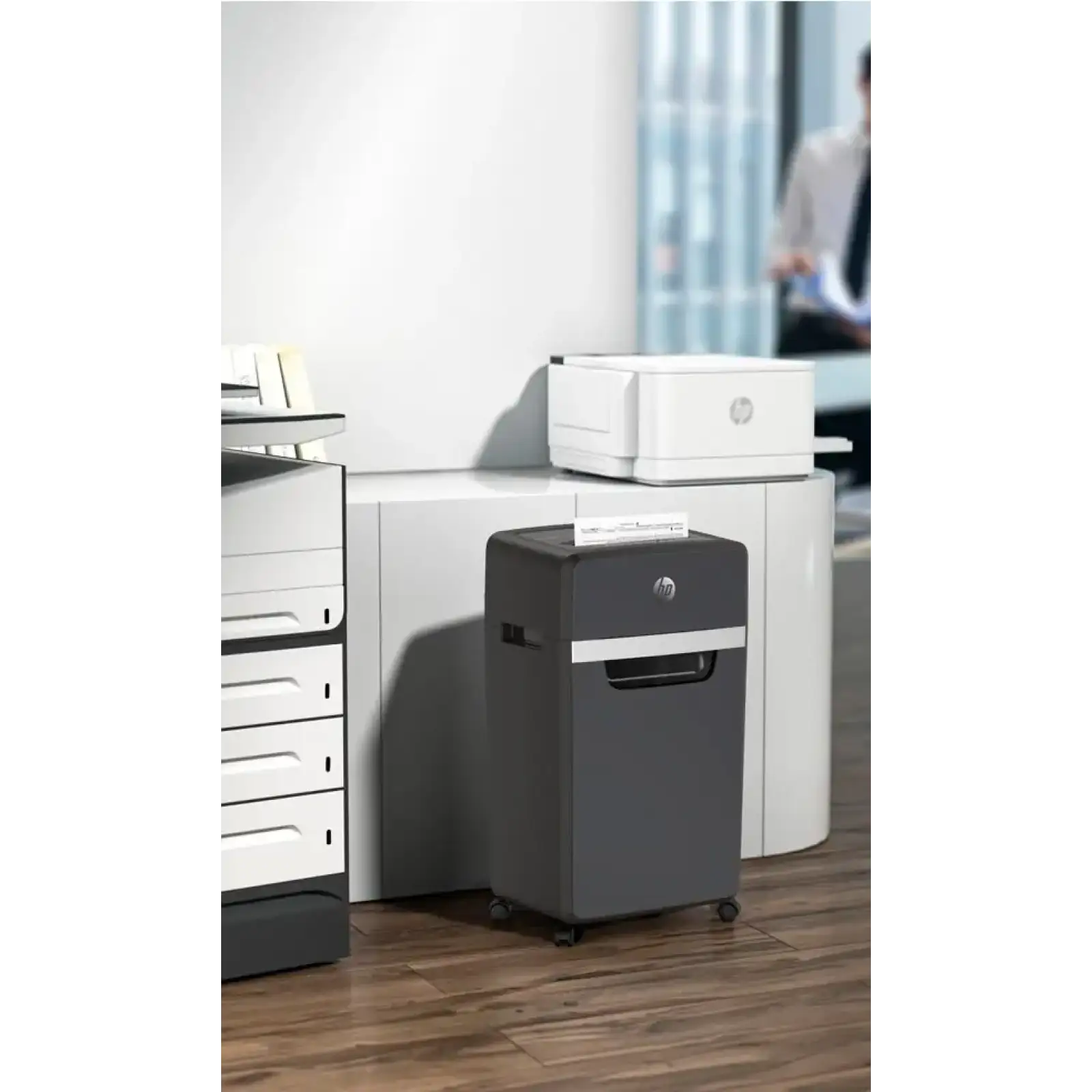 Знищувач документів HP Pro Shredder 16MC, A4, 80g х 16 листів, 2*15, 30 л., P-5 (2816) UA