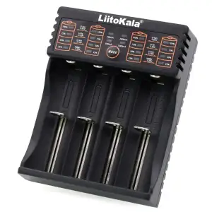 Зарядний пристрій LiitoKala Lii-402, 4x(Lion/NiMH/NiCd), Power Bank function UA