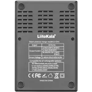 Зарядний пристрій LiitoKala Lii-CH4, для 18650, 26650, 21700, АА, ААА Li-ion 1,5 UA