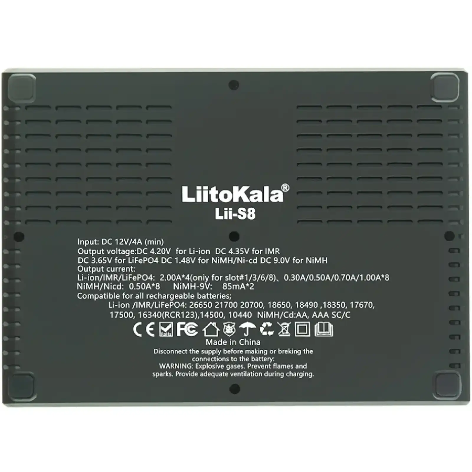 Зарядний пристрій LiitoKala Lii-S8 UA