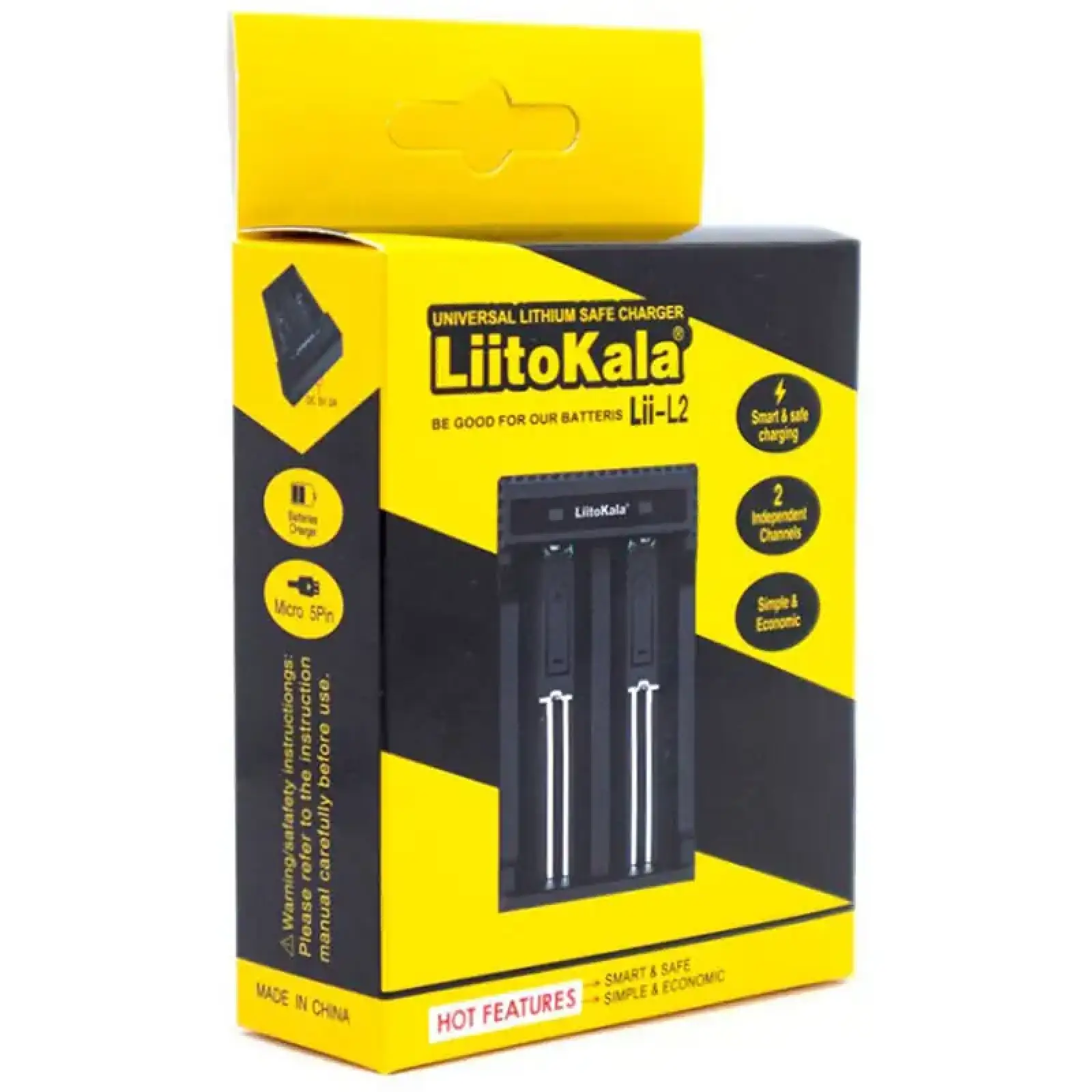 Зарядний пристрій LiitoKala Lii-L2, 2xLion (Lii-L2 ) UA