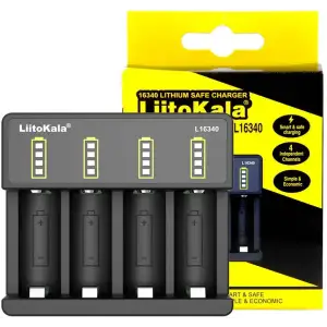 Зарядний пристрій LiitoKala Lii-L16340, 4x16340 Lion UA