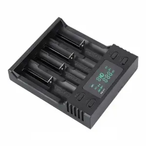 Зарядний пристрій LiitoKala Lii-S4, 4x(Lion/LiFePO4/NiMH/NiCd), Auto Polarity, Display UA