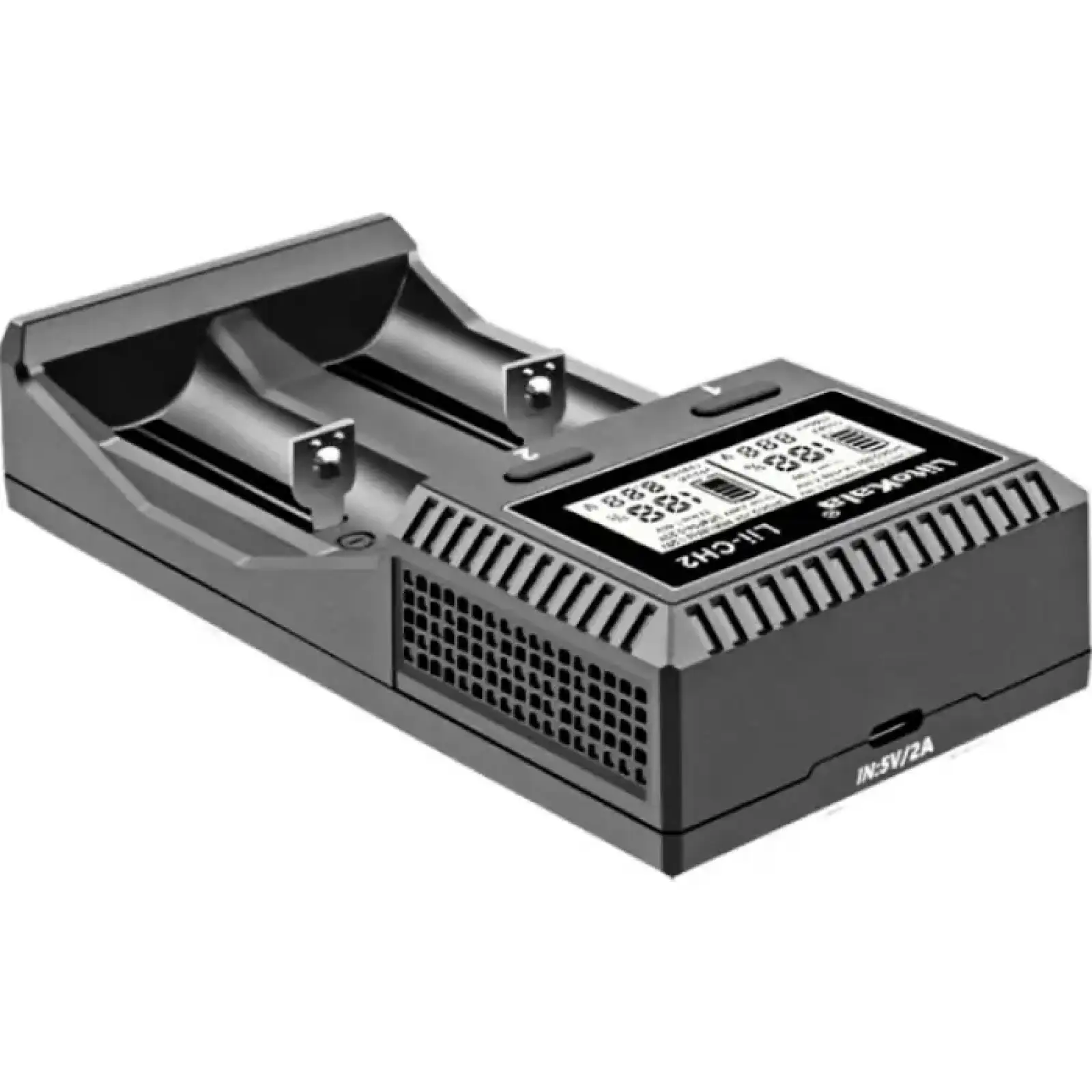 Зарядний пристрій LiitoKala Lii-CH2, 18650, 26650, 21700, АА, ААА Li-ion (1.5V), LiFePO4, NiMH акум UA