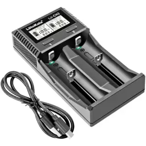 Зарядний пристрій LiitoKala Lii-CH2, 18650, 26650, 21700, АА, ААА Li-ion (1.5V), LiFePO4, NiMH акум UA