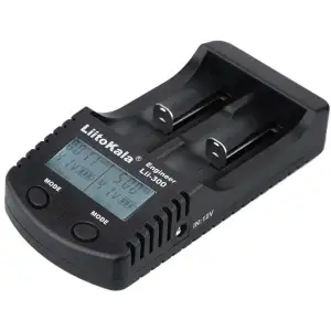 Зарядний пристрій LiitoKala Lii-300, 2x(Lion/NiMH/NiCd), Power Bank, discharge function, display UA