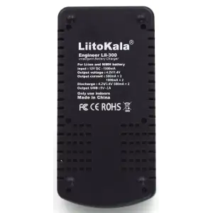 Зарядний пристрій LiitoKala Lii-300, 2x(Lion/NiMH/NiCd), Power Bank, discharge function, display UA