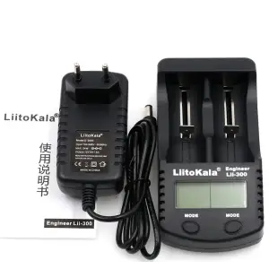 Зарядний пристрій LiitoKala Lii-300, 2x(Lion/NiMH/NiCd), Power Bank, discharge function, display UA