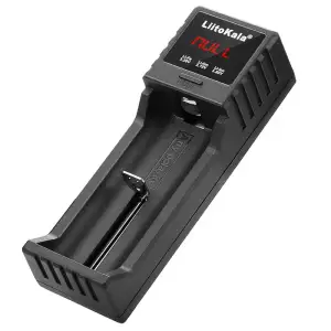 Зарядний пристрій LiitoKala Lii-S1, 1x(Lion/LiFePO4/NiMH/NiCd), 1A, Auto Polarity, Display UA