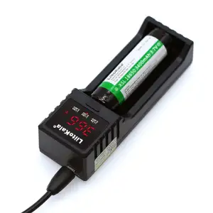 Зарядний пристрій LiitoKala Lii-S1, 1x(Lion/LiFePO4/NiMH/NiCd), 1A, Auto Polarity, Display UA