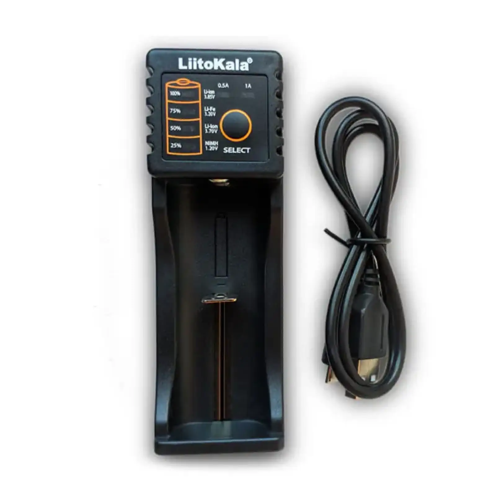 Зарядний пристрій LiitoKala Lii-100B, 1x(Lion/NiMH/NiCd), 1A (Lii-100B ) UA
