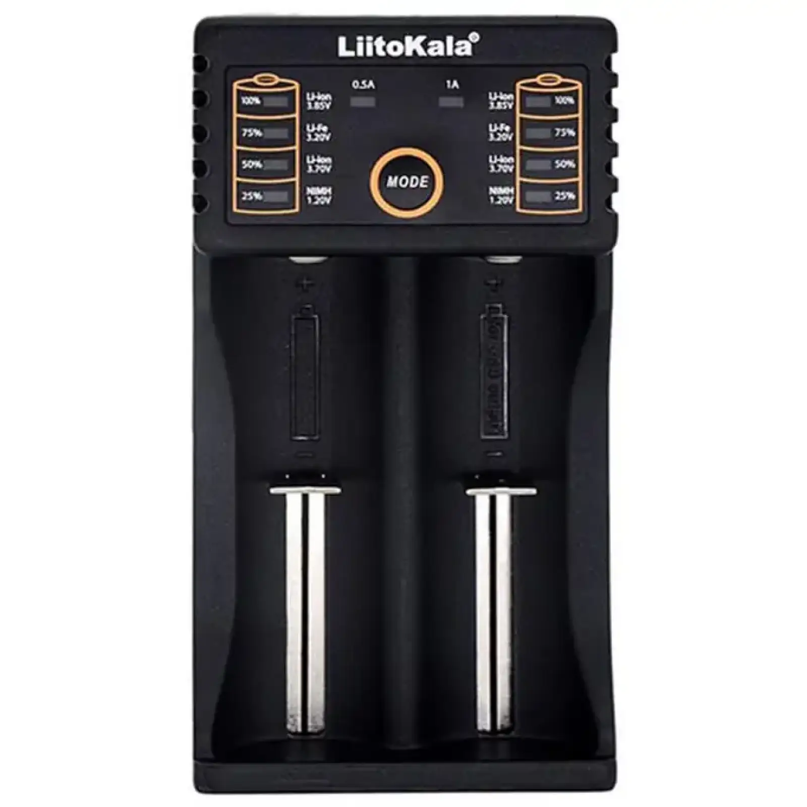 Зарядний пристрій LiitoKala Lii-202, 2x(Lion/NiMH/NiCd), Power Bank function UA