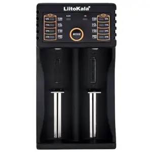 Зарядний пристрій LiitoKala Lii-202, 2x(Lion/NiMH/NiCd), Power Bank function UA
