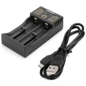 Зарядний пристрій LiitoKala Lii-202, 2x(Lion/NiMH/NiCd), Power Bank function UA