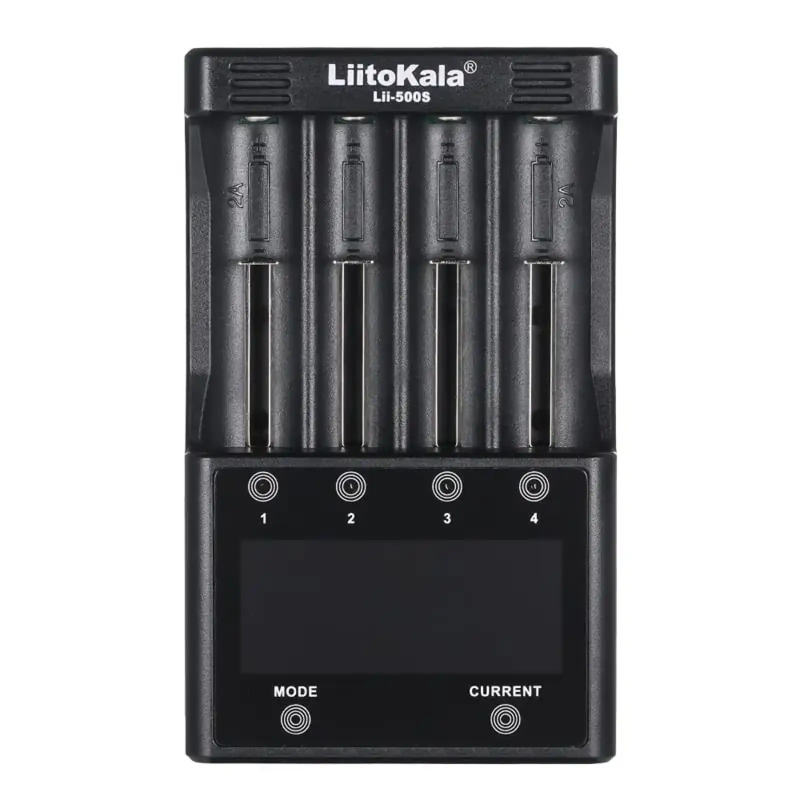 Зарядний пристрій LiitoKala Lii-500S, 4x(Lion/NiMH/NiCd), Power Bank, discharge function, display UA