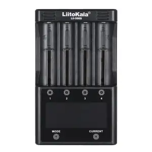Зарядний пристрій LiitoKala Lii-500S, 4x(Lion/NiMH/NiCd), Power Bank, discharge function, display UA