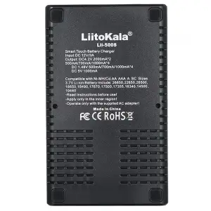 Зарядний пристрій LiitoKala Lii-500S, 4x(Lion/NiMH/NiCd), Power Bank, discharge function, display UA