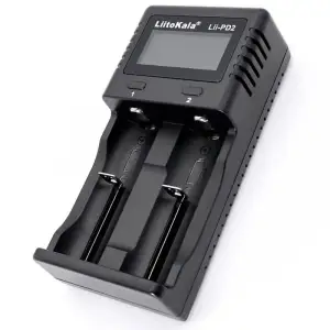 Зарядний пристрій LiitoKala Lii-PD2, 2x(LiOn/LiFePO4/NiMH/NiCd), display UA