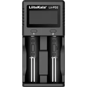 Зарядний пристрій LiitoKala Lii-PD2, 2x(LiOn/LiFePO4/NiMH/NiCd), display UA