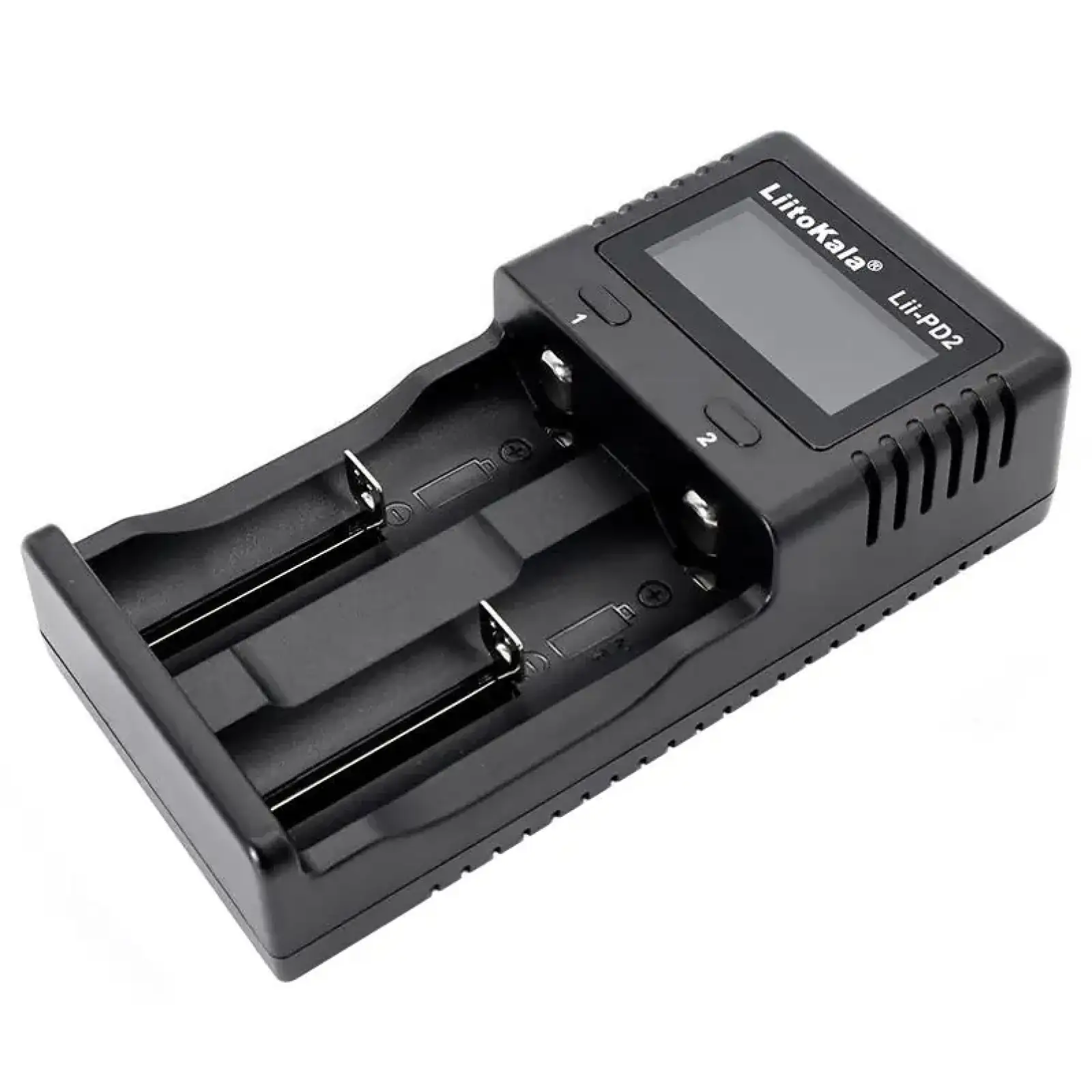 Зарядний пристрій LiitoKala Lii-PD2, 2x(LiOn/LiFePO4/NiMH/NiCd), display UA