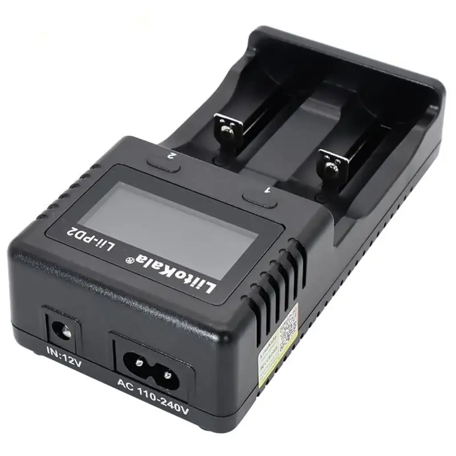 Зарядний пристрій LiitoKala Lii-PD2, 2x(LiOn/LiFePO4/NiMH/NiCd), display UA