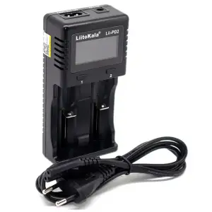 Зарядний пристрій LiitoKala Lii-PD2, 2x(LiOn/LiFePO4/NiMH/NiCd), display UA