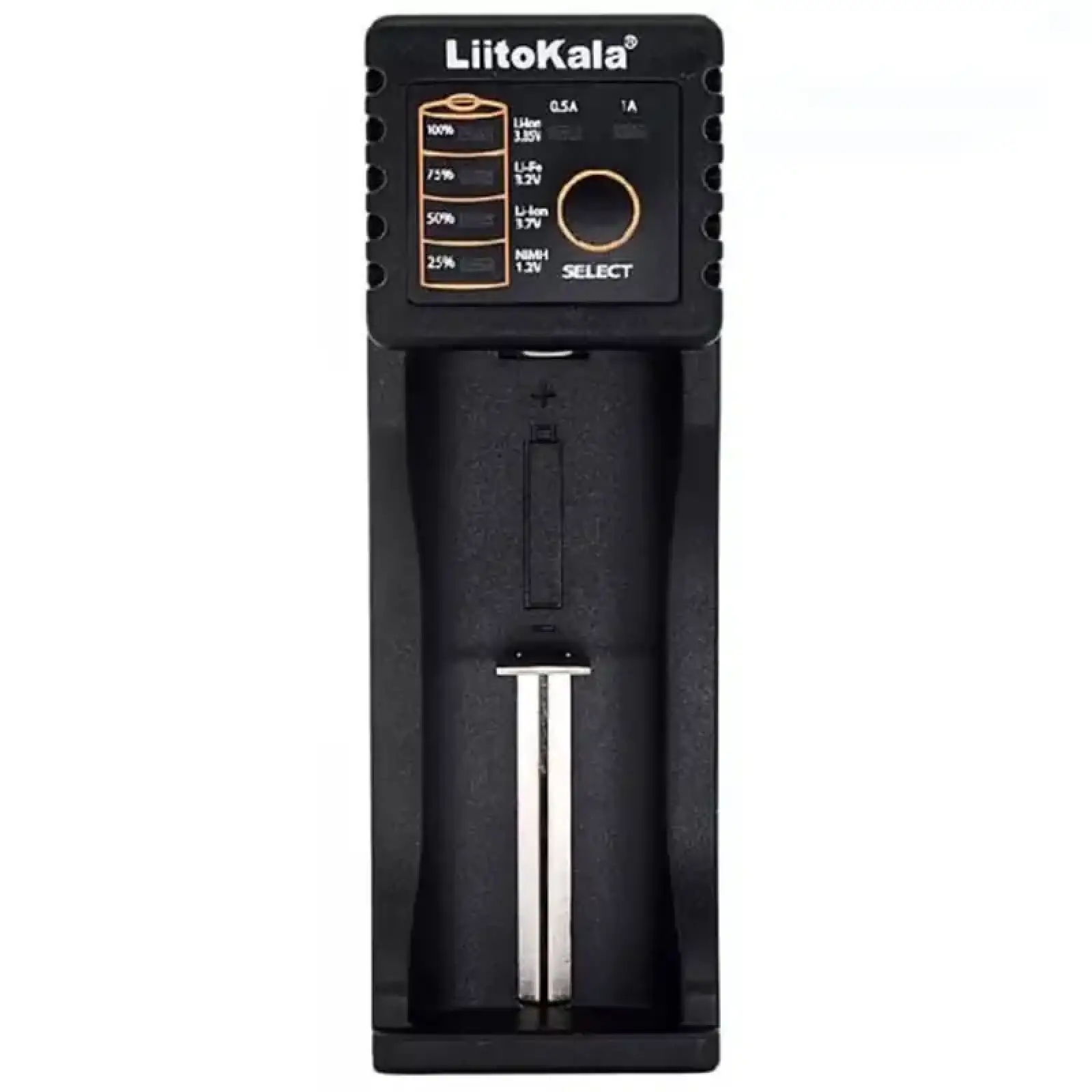 Зарядний пристрій LiitoKala Lii-100, 1x(Lion/NiMH/NiCd), 1A, Power Bank function UA