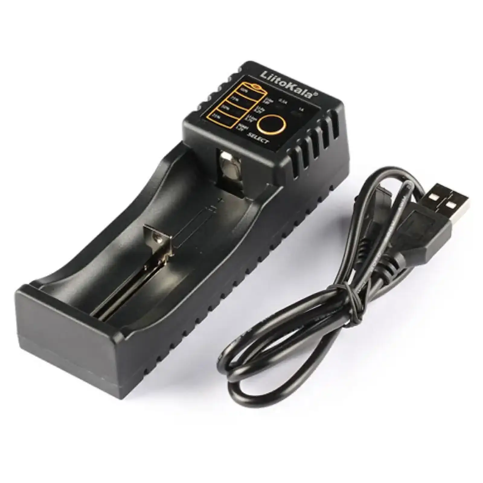 Зарядний пристрій LiitoKala Lii-100, 1x(Lion/NiMH/NiCd), 1A, Power Bank function UA