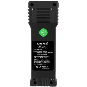 Зарядний пристрій LiitoKala Lii-100C, 1x(Lion/NiMH/NiCd), 2A, Power Bank function UA