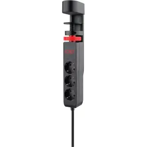 Мережевий фільтр 1,5м IOIO SL3000, 1.5м, чорний (3 зах роз + 2 порти USB-A та 1 порт USB-C) (41211) UA