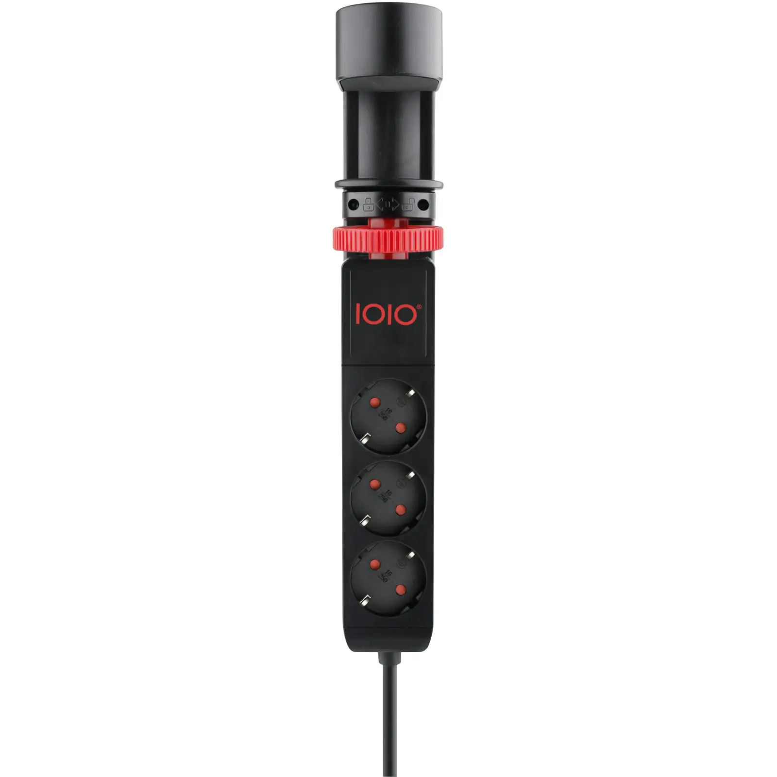 Мережевий фільтр 1,5м IOIO SL3000, 1.5м, чорний (3 зах роз + 2 порти USB-A та 1 порт USB-C) (41211) UA