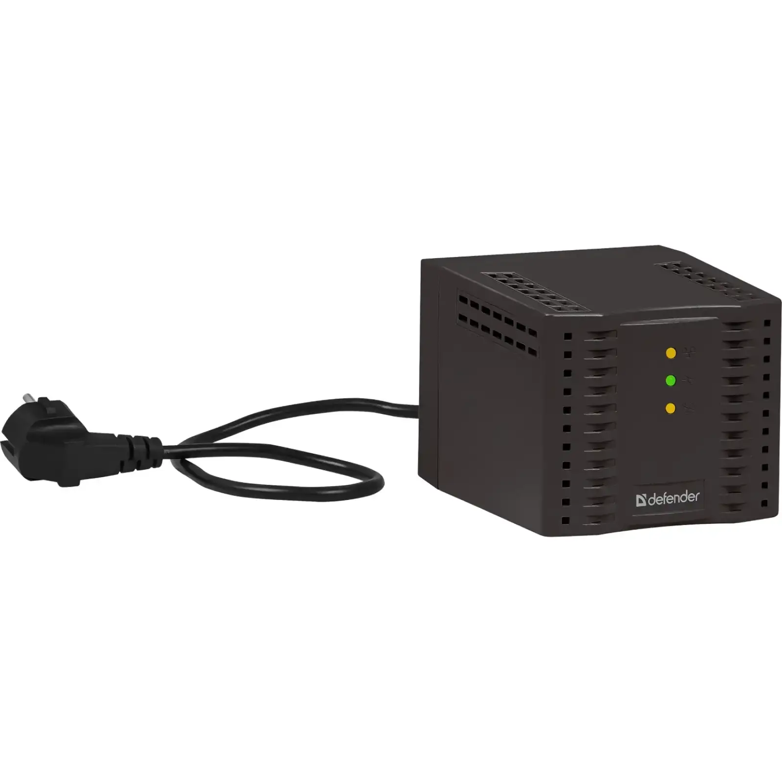 Стабілізатор напруги Defender AVR Premium 1500 600 Вт, 4 розетки, чорний (99060) UA