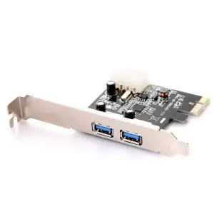 Контролер PCI-E USB3.0 (2ext. Molex) Low Profil, NEC, RTL (B00192) UA