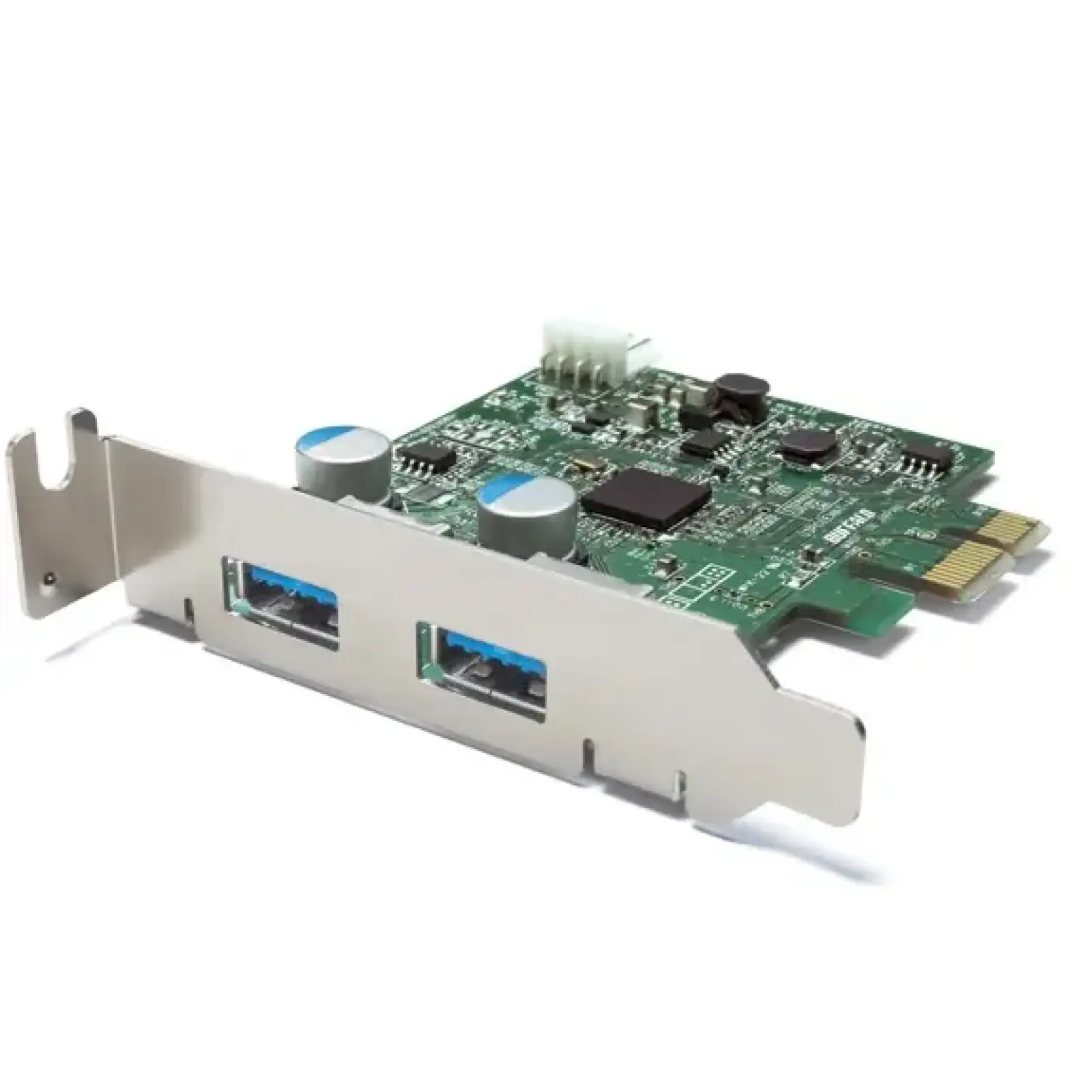 Контролер PCI-E USB3.0 (2ext. Molex) Low Profil, NEC, RTL (B00192) UA