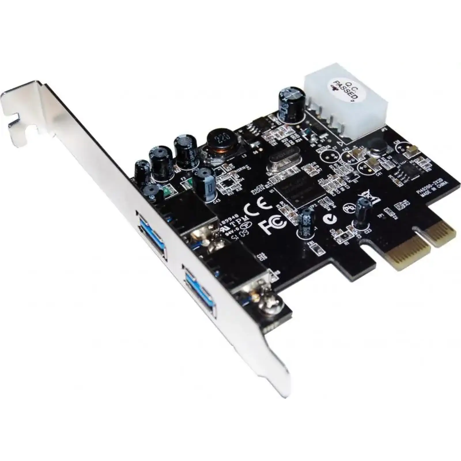 Контролер PCI-E USB3.0 (2ext. Molex) Low Profil, NEC, RTL (B00192) UA