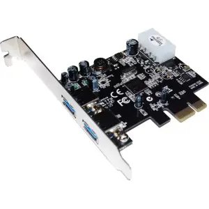Контролер PCI-E USB3.0 (2ext. Molex) Low Profil, NEC, RTL (B00192) UA