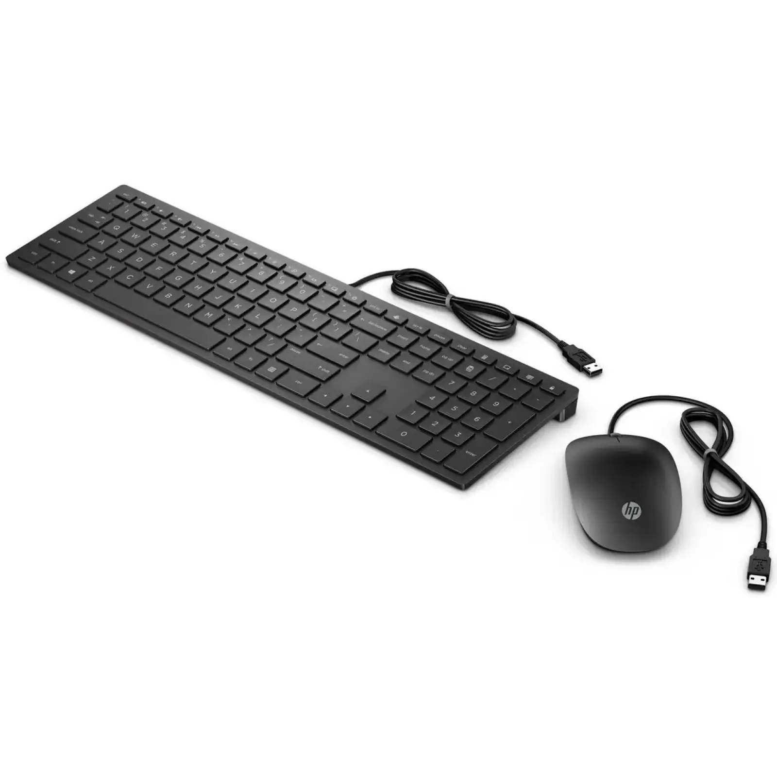 Комплект дротовий HP Pavilion 400 мишка і клавіатура, USB-A, чорний (4CE97AA) UA