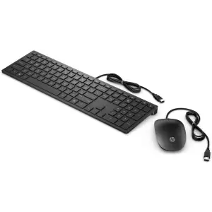 Комплект дротовий HP Pavilion 400 мишка і клавіатура, USB-A, чорний (4CE97AA) UA